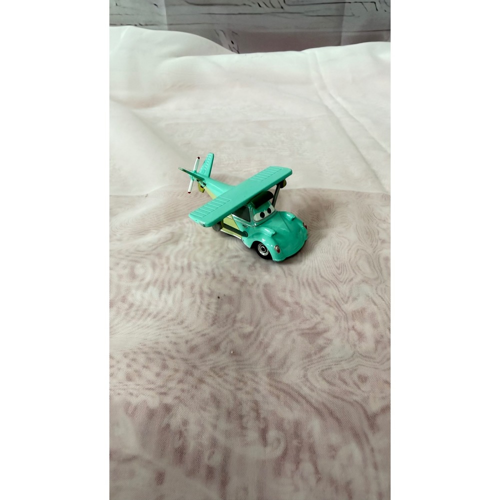 Disney Pixar Cars Diecast Green Crop Duster Plane Character Vehicle MPT2788K